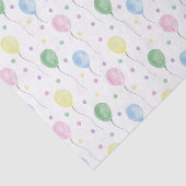 Waterverf Verjaardagsballonnen & Confetti Tissuepapier (Detail)