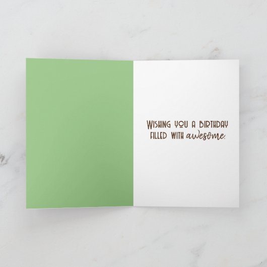 Waterverf verjaardagscactus in pot kaart (Binnen)