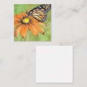 Waterverf Verjaardagskaart Notitiekaartje (Voorkant / Achterkant)