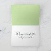 Waterverf verjaardagskat in madeliefjes kaart (Binnen)