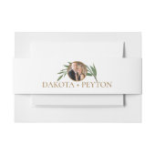 Waterverf verlaat 04e uitnodigingen wikkel (Voorkant Voorbeeld)