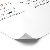 Waterverf verlaat 08b Poster Wedding Board (Hoek)