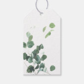 Waterverf verlaat bruiloft gunst label cadeaulabel (Voorkant)