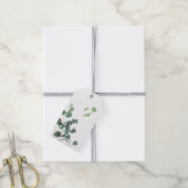 Waterverf verlaat bruiloft gunst label cadeaulabel (Met Touw)