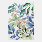 Waterverf verlaat keukenhanddoeken (Verticaal)