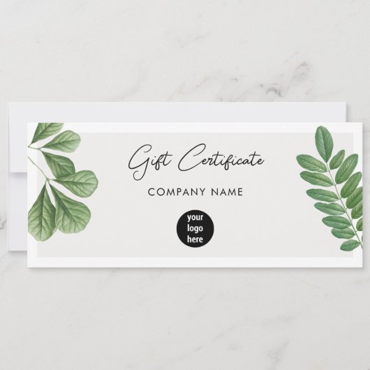 Waterverf verlaat Logo Cadeaubon (Achterkant)