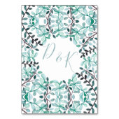 Waterverf Verlaat Monogram accommodatiekaarten Kaart (Achterkant)