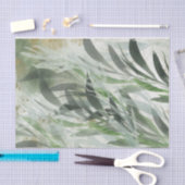 Waterverf verlaat mossy Textielpapier Tissuepapier (Craft)