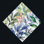 Waterverf verlaat Pet Bandana<br><div class="desc">Vier de schoonheid van natuur met dit 'Waterverf Leaves'-ontwerp. Met een levendig patroon van kleurrijke waterverf bladeren in combinatie met zwarte line-art illustraties van bladeren. Dit design is ideaal voor liefhebbers van natuur.</div>