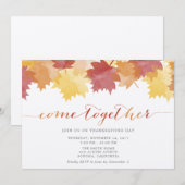 Waterverf verlaat Thanksgiving op uitnodiging (Voorkant / Achterkant)