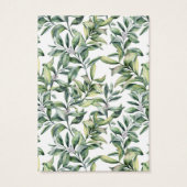 Waterverf verliest aangepaste oorenkaart visitekaartje (Achterkant)