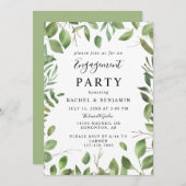 Waterverf verliest Groene Lijst Engagement Party Kaart (Voorkant / Achterkant)