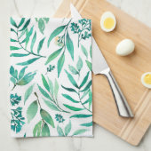 Waterverf verliest patroon theedoek (Quarter Fold)