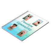 Waterverf Verloop Aangepaste naam, sport en foto Notitieboek (Linkerzijde)