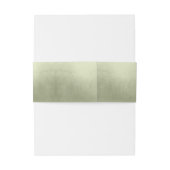 Waterverf Verloopwedloop Groene ID786 Uitnodigingen Wikkel (Achterkant Voorbeeld)