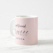 waterverf verloving aankondiging ontwerp koffiemok (Voorkant links)