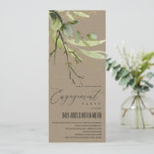 Waterverf VERLOVING LEAFY GREEN KRAFT FOLIAGE Kaart (Staand voorkant)