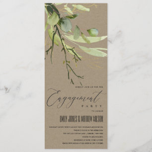 Waterverf VERLOVING LEAFY GREEN KRAFT FOLIAGE Kaart