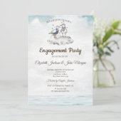 Waterverf Verloving zeegras Kaart (Staand voorkant)