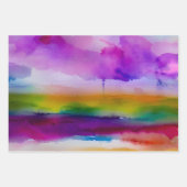 Waterverf verpakking papier vellen bundel (Voorkant 3)