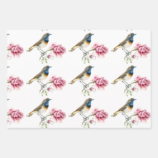 Waterverf verpakkingen voor vrijgezellenfeest inpakpapier vel (Voorkant 3)