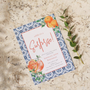 Waterverf Verrassing Elk Jaar Spritz Verjaardag Kaart