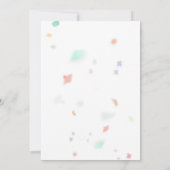 Waterverf verrassingsceremonie Birthday Kaart (Achterkant)