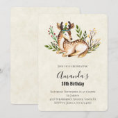  Waterverf Verre Laden Verjaardag Kaart (Voorkant / Achterkant)