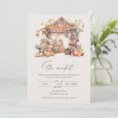 Waterverf, Vers van het vrijgezellenfeest van de m Kaart (Staand voorkant)