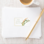 Waterverf vertakt Adresetiketten. Etiket (Insitu)