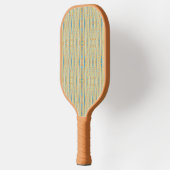 Waterverf Verticaal gestreept pooldots gepatterd Pickleball Paddle (Links)
