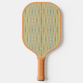 Waterverf Verticaal gestreept pooldots gepatterd Pickleball Paddle (Achterkant)