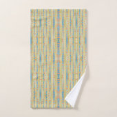 Waterverf - Verticaal striped Polka Dots Patroon Bad Handdoek (Handdoek)