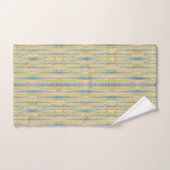 Waterverf - Verticaal striped Polka Dots Patroon Bad Handdoek (Handdoek)