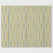 Waterverf - Verticaal striped Polka Dots Patroon Cadeaupapier (Vlak)