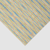 Waterverf - Verticaal striped Polka Dots Patroon Tissuepapier (Detail)