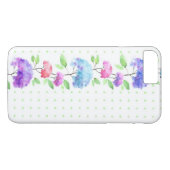 Waterverf verticale naadloze patroonrand Case-Mate iPhone case (Achterkant (Horizontaal))