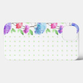 Waterverf verticale naadloze patroonrand Case-Mate iPhone case (Achterkant (horizontaal))