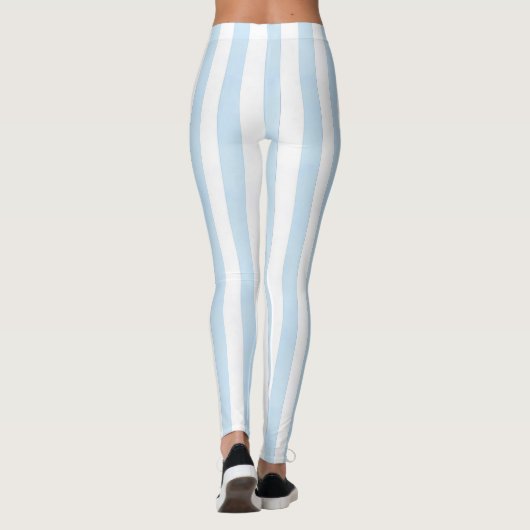 Waterverf verticale strepen leggings (Achterkant)
