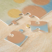 Waterverf Verticale striped Polka Dots Legpuzzel (Zijkant)