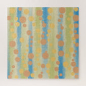 Waterverf Verticale striped Polka Dots Legpuzzel (Verticaal)