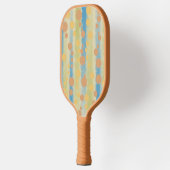 Waterverf Verticale striped Polka Dots Pickleball Paddle (Links)