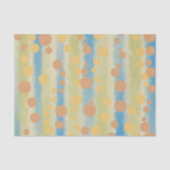 Waterverf Verticale striped Polka Dots Tissuepapier (Voorkant)