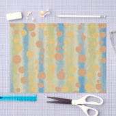Waterverf Verticale striped Polka Dots Tissuepapier (Craft)