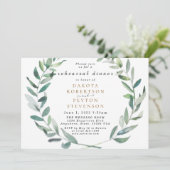 Waterverf vertrekt 06 Repetitie diner Kaart (Staand voorkant)