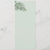 Waterverf vertrekt 07a huwelijksceremonie programm programmakaart (Achterkant)