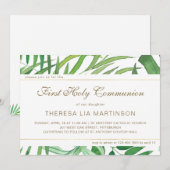 Waterverf vertrekt met het Heilig Avondmaal Kaart (Voorkant / Achterkant)