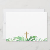 Waterverf vertrekt met kruisbevestiging kaart (Achterkant)