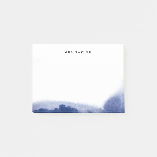 Waterverf vervaagt gepersonaliseerde Post Het merk Post-it® Notes (Voorkant)