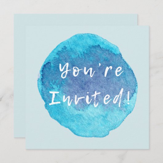 Waterverf vervaagt speciale ozonlaag kaart (Voorkant / Achterkant)